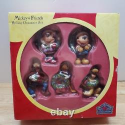 Ensemble d'ornements de vacances Fab 5 Mickey et ses amis Disney Traditions par Jim Shore Enesco