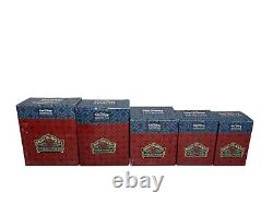 Ensemble de 5 Figurines Felines Jim Shore Disney Traditions Enesco & Présentoir de Chats RARE
