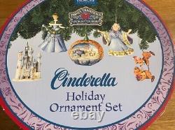 Ensemble de 5 ornements de vacances Cendrillon Disney Traditions Jim Shore Enesco