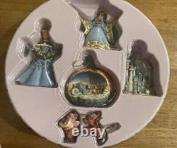 Ensemble de 5 ornements de vacances Cendrillon Disney Traditions Jim Shore Enesco