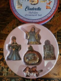 Ensemble de 5 ornements de vacances Disney Cendrillon Jim Shore Disney Traditions Enesco