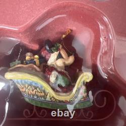 Ensemble de 5 ornements de vacances Jim Shore Disney Traditions Mickey Mouse Enesco NOUVEAU
