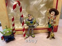 Ensemble de décorations de Noël Jim Shore Disney Traditions Toy Story Scarce
