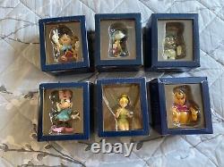 Ensemble de figurines Enesco Disney Traditions x6 Pinocchio, Jiminy Cricket, Clochette, etc.