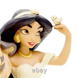 Figurine Aladdin Jasmine de Disney Traditions par Jim Shore, Blanc Woodland, 7,5 po