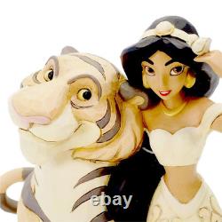 Figurine Aladdin Jasmine en résine White Woodland par Jim Shore, Enesco Disney Traditions