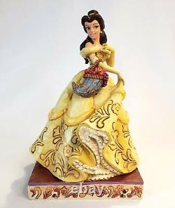 Figurine Disney Jim Shore Enesco Beauté de l'Automne #4026079 Belle 7.5 Corne d'abondance