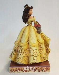 Figurine Disney Jim Shore Enesco Beauté de l'Automne #4026079 Belle 7.5 Corne d'abondance