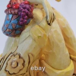Figurine Disney Jim Shore Enesco Beauté de l'Automne #4026079 Belle 7.5 Corne d'abondance