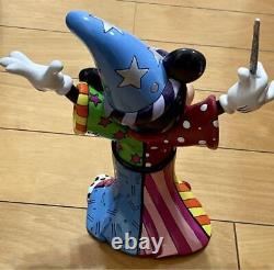 Figurine Disney Romero BRITTO Enesco Tradition Mickey Mouse Wizard Rare EJ4062