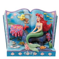 Figurine Disney Traditions Ariel Le Petit Sirène Livre d'Histoire Jim Shore Enesco