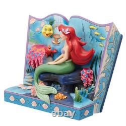 Figurine Disney Traditions Ariel Le Petit Sirène Livre d'Histoire Jim Shore Enesco