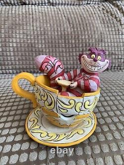 Figurine Disney Traditions Cheshire Cat Mad Tea Party Cup de Jim Shore Enesco