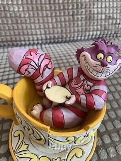 Figurine Disney Traditions Cheshire Cat Mad Tea Party Cup de Jim Shore Enesco
