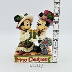 Figurine Disney Traditions Jim Shore Enesco de Mickey et Minnie Mouse de l'époque victorienne, NEUVE.