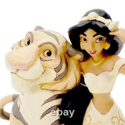 Figurine Disney Traditions de Jim Shore Aladdin Jasmine en Bois Blanc, 7.5 I