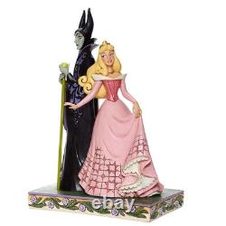 Figurine Disney Traditions par Jim Shore La Belle au Bois Dormant Aurora et Maléfique