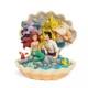 Figurine Disney Traditions Par Jim Shore Sc&egrave;ne De Coquillage La Petite Sir&egrave;ne, 8.07 I