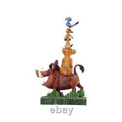 Figurine Empilée de Personnages Le Roi Lion Jim Shore Disney Traditions Enesco 8 Pouces