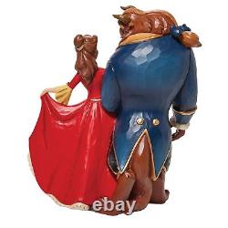 Figurine Enchantée Jim Shore Disney Traditions La Belle et la Bête, 9,02 pouces