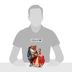 Figurine Enchantée Jim Shore Disney Traditions La Belle et la Bête, 9,02 pouces
