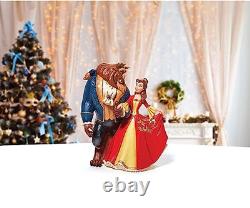 Figurine Enchantée Jim Shore Disney Traditions La Belle et la Bête, 9,02 pouces
