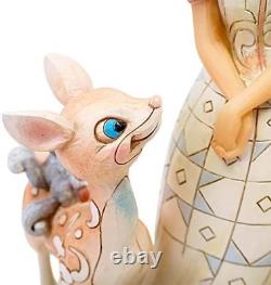 Figurine Enesco Disney Traditions par Jim Shore Blanche-Neige en Bois Blanc, 7.8 po