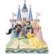 Figurine Enesco Disney Traditions Par Jim Shore Groupe De Princesses Devant Le Château