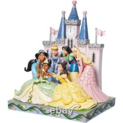 Figurine Enesco Disney Traditions par Jim Shore Groupe de Princesses Devant le Château