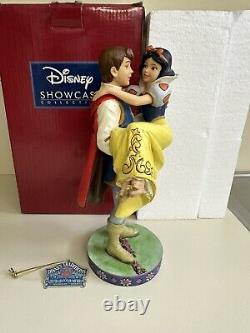 Figurine Grande Jim Shore Disney Traditions Blanche-Neige Heureux pour Toujours Orig.