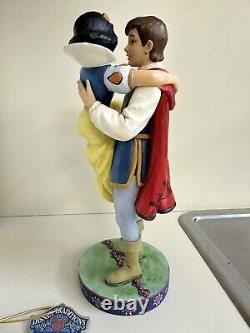 Figurine Grande Jim Shore Disney Traditions Blanche-Neige Heureux pour Toujours Orig.