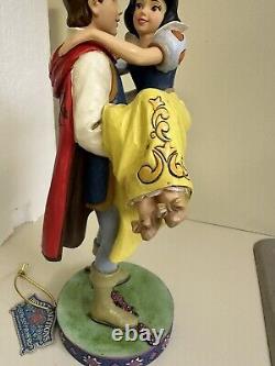 Figurine Grande Jim Shore Disney Traditions Blanche-Neige Heureux pour Toujours Orig.
