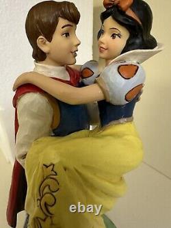 Figurine Grande Jim Shore Disney Traditions Blanche-Neige Heureux pour Toujours Orig.