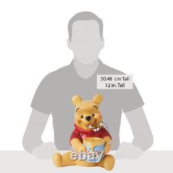 Figurine Grande Jim Shore Disney Traditions Winnie l'Ourson Pot de Miel 6014321