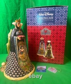 Figurine JIM SHORE REINE MALÉFIQUE & VIEILLE HAG WICKED Disney Traditions LE Boîte & Étiquettes