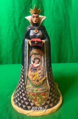 Figurine JIM SHORE REINE MALÉFIQUE & VIEILLE HAG WICKED Disney Traditions LE Boîte & Étiquettes