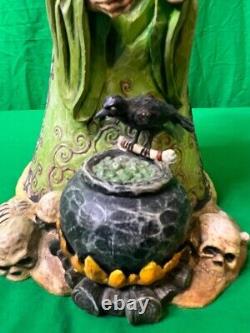 Figurine JIM SHORE REINE MALÉFIQUE & VIEILLE HAG WICKED Disney Traditions LE Boîte & Étiquettes