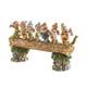 Figurine Jim Shore Disney Traditions Les Sept Nains Traversant Un Pont De Rondins 4005434