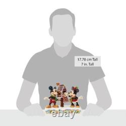 Figurine Jim Shore Disney Traditions Mickey et Minnie Mouse Lettres au Père Noël