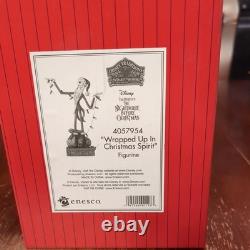 Figurine Jim Shore Disney Traditions NBC Enveloppée Dans Noël Neuve Dans Sa Boîte
