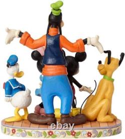 Figurine Jim Shore Disney Traditions Toute la bande est là, 10,83, NIB NEUF