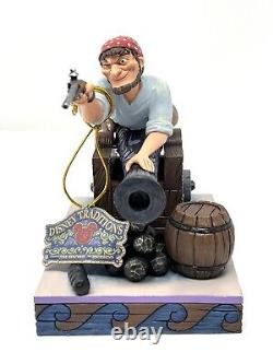 Figurine Jim Shore Traditions Disney : Pirate sur Canon - Pirates des Caraïbes
