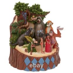Figurine Jungle Book Sculptée de Tout Cœur par Jim Shore, Traditions Disney, 20 cm