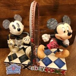 Figurine Mickey Mouse Tradition Disney 80 Ans de Rires Jim Shore Enesco Miroir