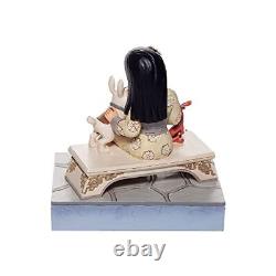 Figurine Mulan Assise en Bois Blanc de Disney Traditions par Jim Shore, 5,5 pouces