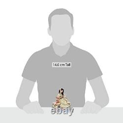 Figurine Mulan Assise en Bois Blanc de Disney Traditions par Jim Shore, 5,5 pouces