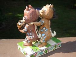 Figurine Nutty Buddies Chip et Dale de Jim Shore Disney Traditions à la retraite 4031475 HTF