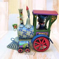 Figurine Rare de la locomotive Mickey Mouse 'Tous à bord' par Jim Shore Enesco Disney Tradition