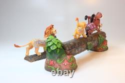 Figurine Simba Timon Pumbaa de Disney Traditions Jim Shore dans sa boîte