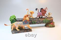 Figurine Simba Timon Pumbaa de Disney Traditions Jim Shore dans sa boîte